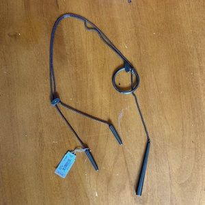 Kendra Scott Tegan Necklace in Gunmetal